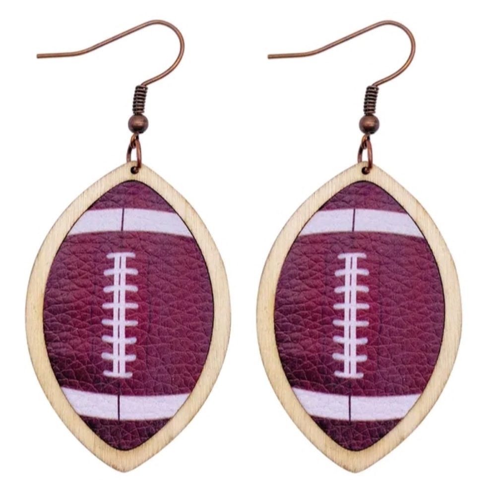 Football Earrings